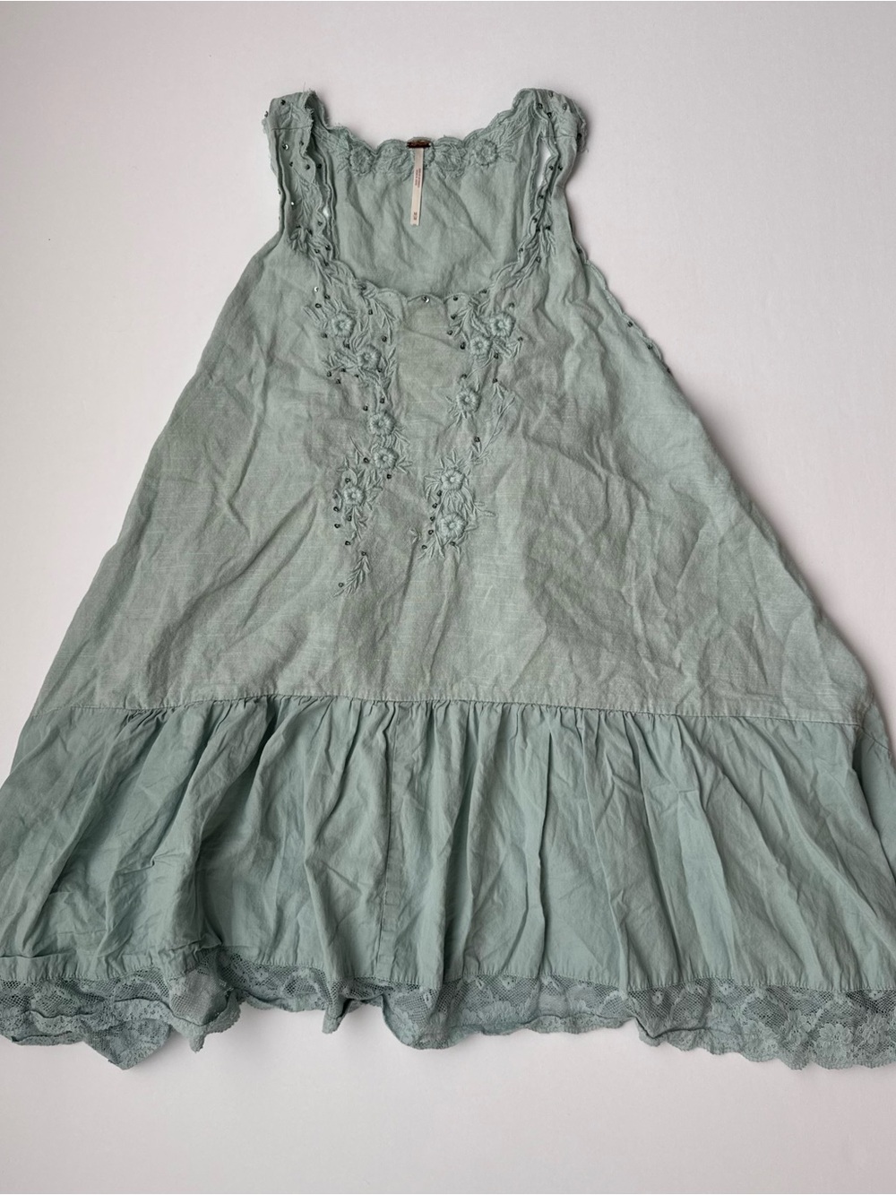 Free People Cottagecore Prairie Garden Party Fairy Boho Festival Tank Top